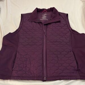 L.L. Bean Women's Deep Purple Quilted Vest